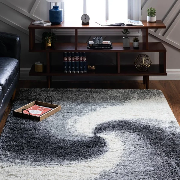 Soft Touch Shag Smoke Gray 5x8 Area Rug