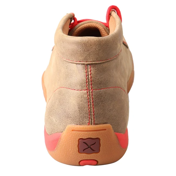 Twisted x Men's Chukka Driving Moc - Bomber & Red