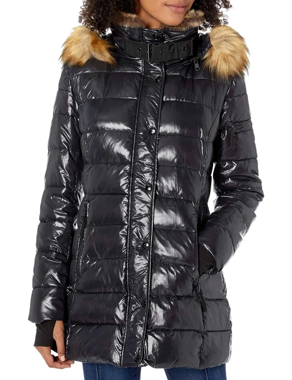 S13 Women's Chelsea Down Jacket - Size: Large, Black