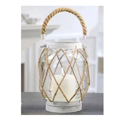 Candle Holder w/Rope