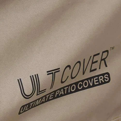 ULTCOVER Square Patio Heavy Duty Table Cover 600d Tough Canvas Waterproof Outdoor Dining