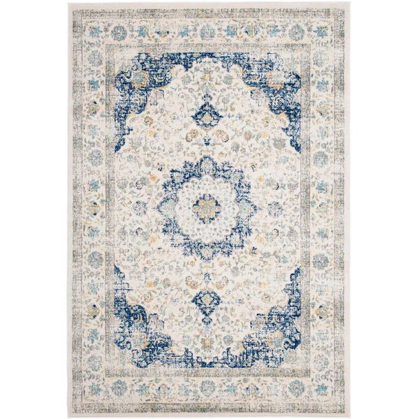 Safavieh Evoke EVK220D 2&2x22 x 9&0x22 Runner Grey, Ivory Area Rug