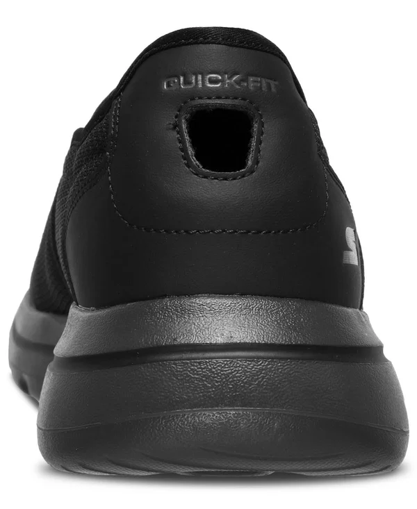 Skechers Men's GOwalk 5 Delco Slip on Sneaker - Black/Charcoal