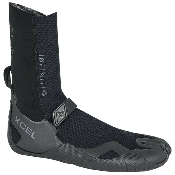 Xcel Infiniti Split Toe 3mm Booties 5 - Black