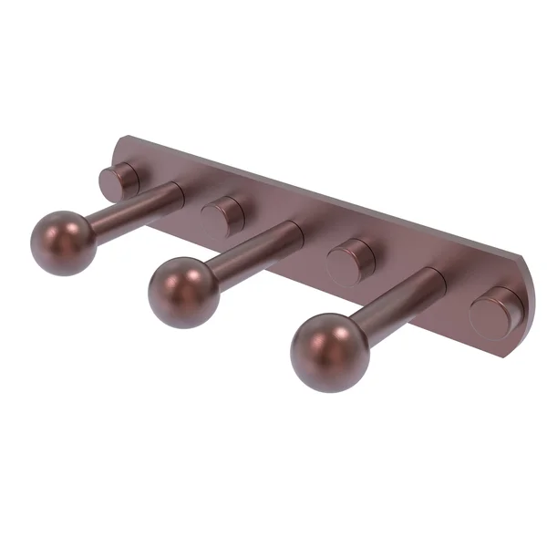 Allied Brass Prestige Skyline Collection 3 Position Multi Peg - Matte Black