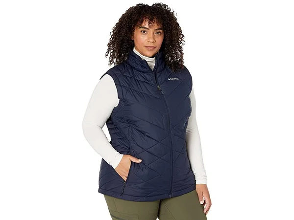 Columbia Women's Heavenly Vest, Dark Nocturnal, 2x