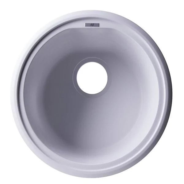 Alfi Brand AB1717UM-T Titanium 17x22 Undermount Round Granite Composite Kitchen Prep Sink