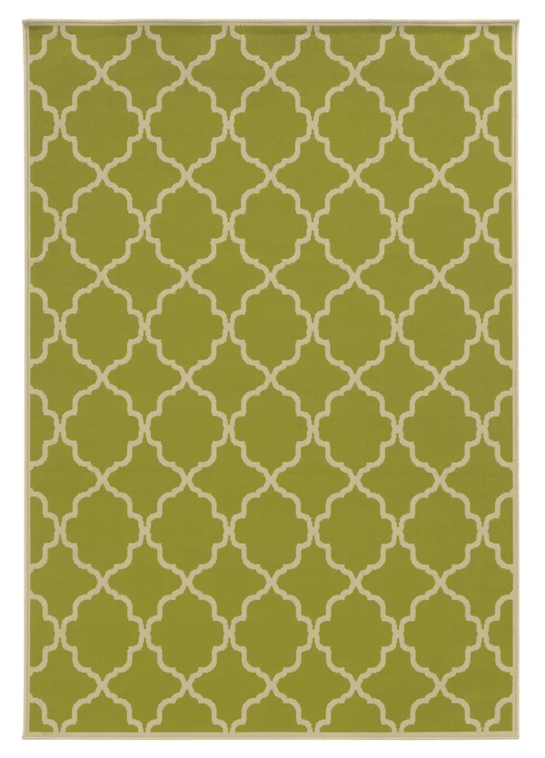 Oriental Weavers Riviera 4770M Green Area Rug 7&10x22 x 10&10x22