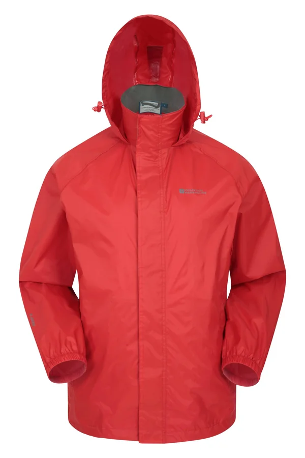 Mountain Warehouse Pakka Mens Waterproof Jacket - Red, Size Xs