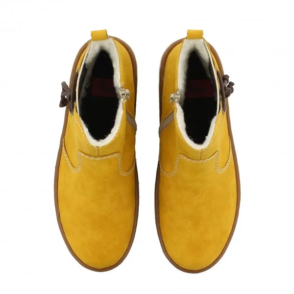 Rieker Z8691-68 Yellow 37 EU Womens Ankle Boots
