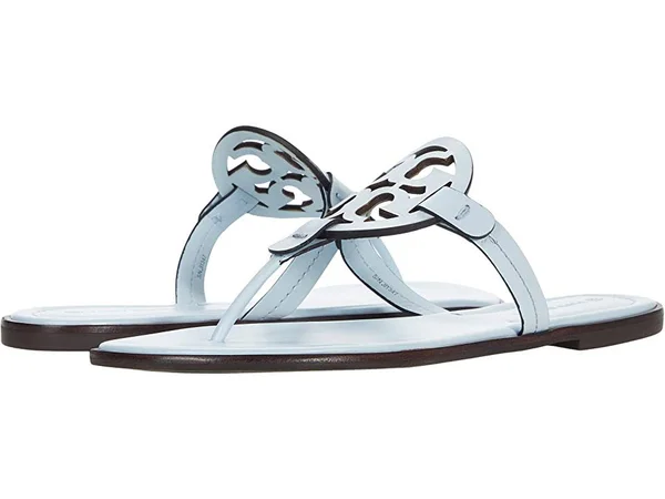 Tory Burch Miller Welt Sandals Spring Blue 10