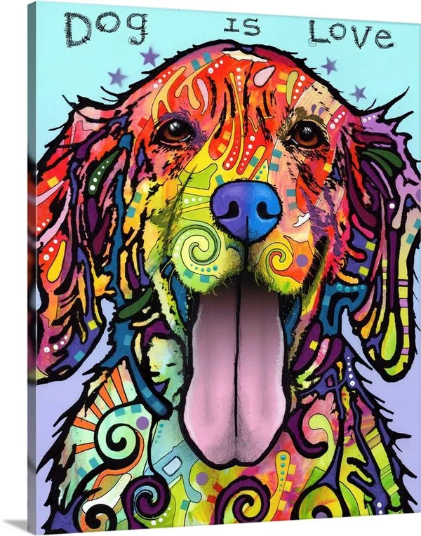 Dog Is Love, Canvas Wall Art, 24x30, Great Big Canvas