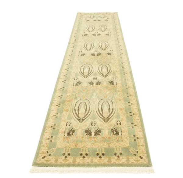 Unique Loom Edinburgh Light Green 10 ft Runner Area Rug