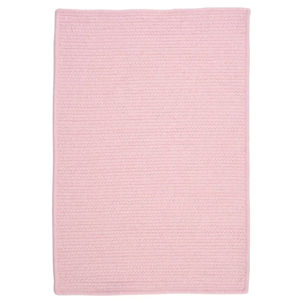 Colonial Mills Westminster Braided Rug Blush Pink, Size: 7 x 9 ft.