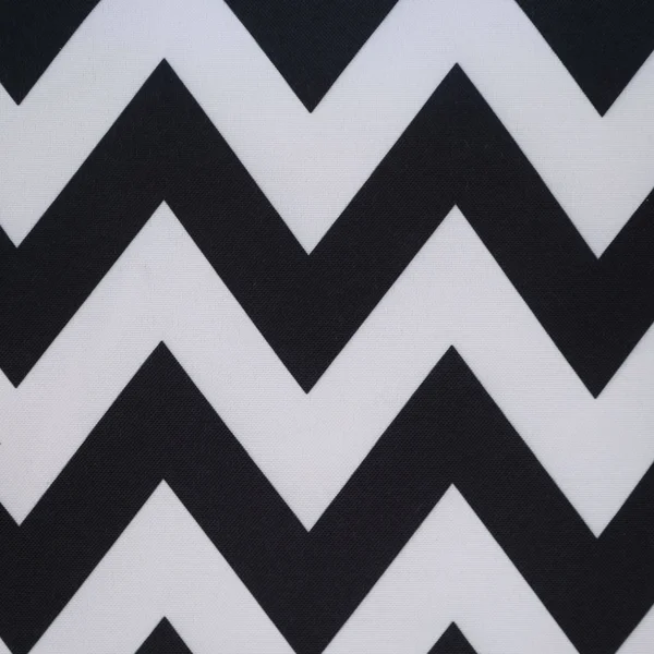 18x22 Jet Black and White Chevron Square Outdoor Throw Pillow