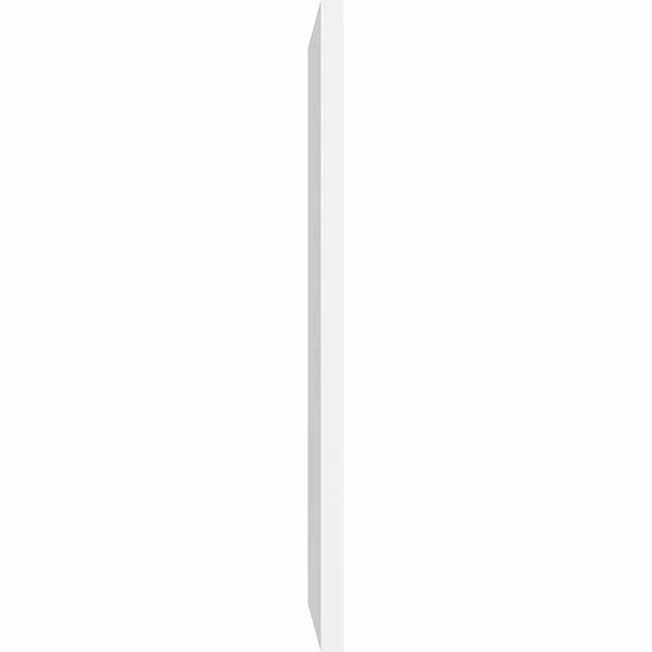 Ekena Millwork GVPVE28X4201SN 28x22W x 42x22H Vertical Surface Mount PVC Gable Vent: Non-Functional, w/ 3-1/2x22W x 1x22P Standa
