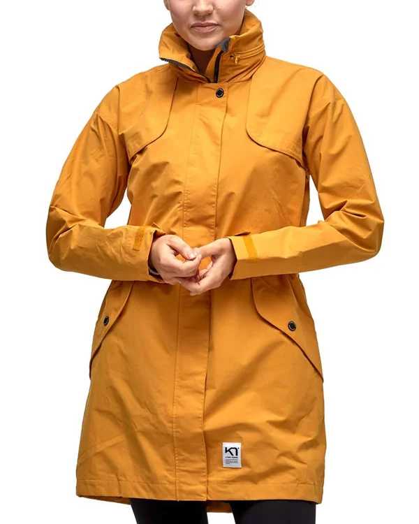 Kari Traa Graee L Wool Jacket Medium, Honey