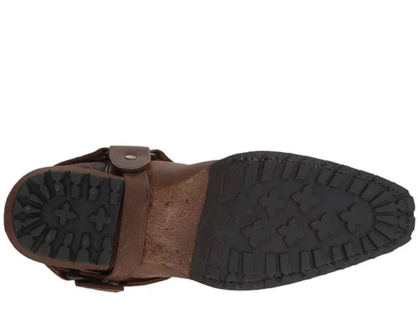 Roper Skull Embroidered Men's Brown Boots