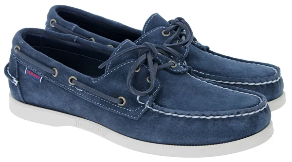 Sebago Docksides Portland Suede - Blue - Loafers