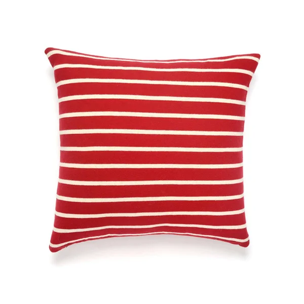 Darzzi Beach Stripes Decorative Pillow Red, Natural