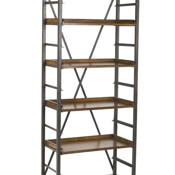 Hammary Studio Home Bookcase, 28 in. W x 14 in. D x 68 in. H