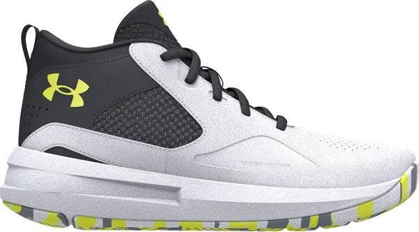 Under Armour PS Lockdown 5 - 11 Toddler White Basketball Medium