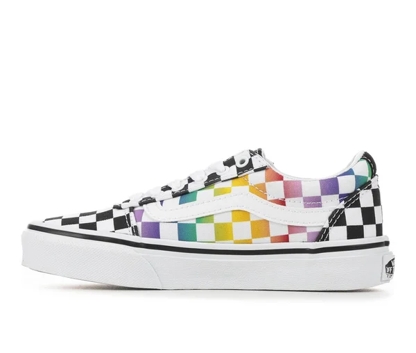 Girl's Vans - Ward Sneaker - Little Kid & Big Kid, 13.5 M, Synthetic & Fabric, Peltz Shoes