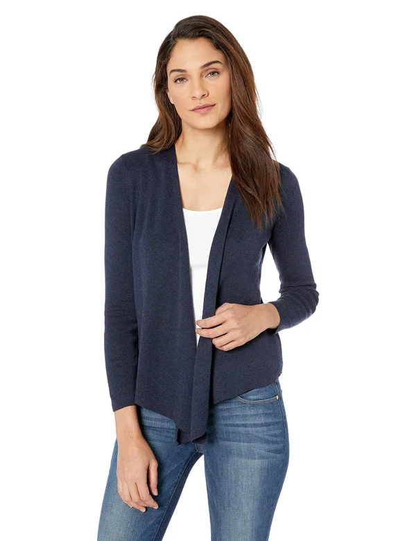 Nic+Zoe Lightweight Four-Way Cardigan - Small, Dark Indigo