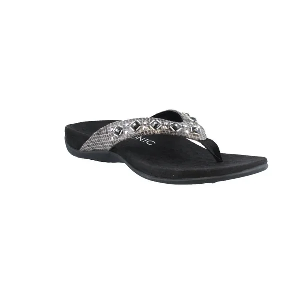 Vionic Floriana Women's Sandals Grey Snake : 11 M