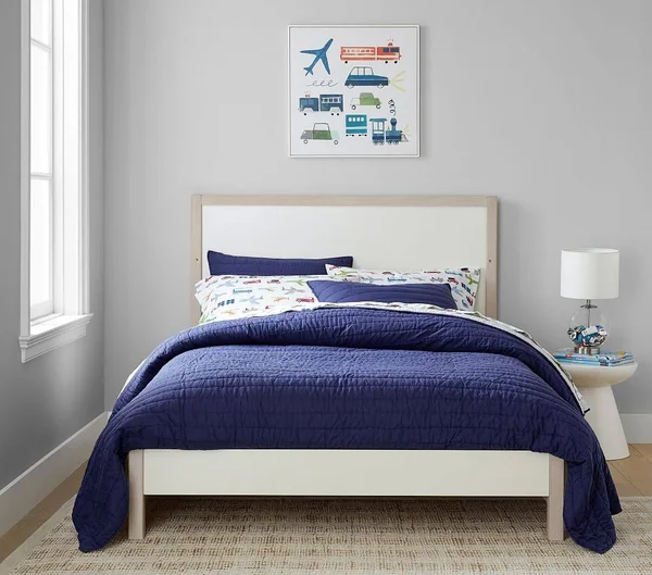 Cole Farmhouse 4-in-1 Full Bed Conversion Kit - Montauk White, UPS
