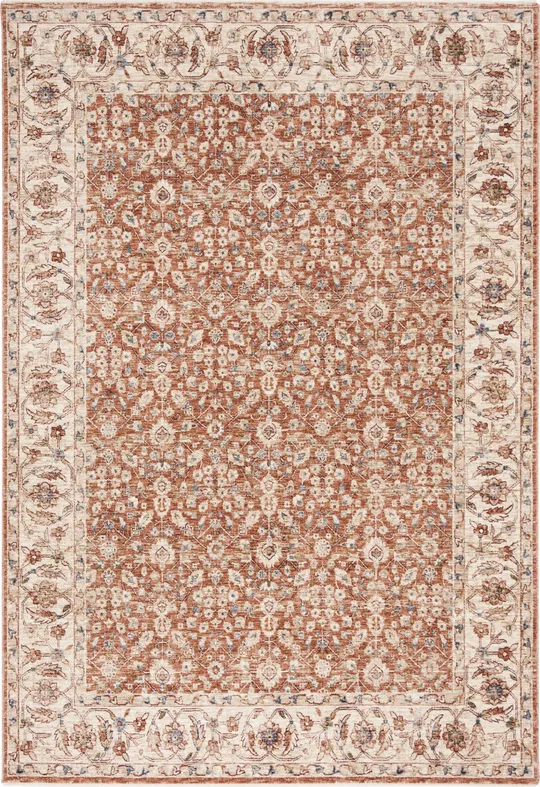 Safavieh Heirloom Hrl701B 9&0x22 x 12&0x22 Beige, Light Rust Area Rug