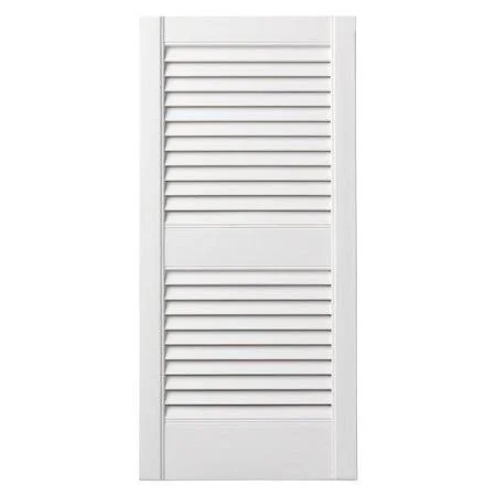 Louvered Shutter Ply Gem Size: 63x22 H x 15x22 W, Color: Winestone