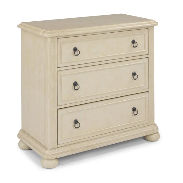 Homestyles Provence Antiqued White 3 Drawer Chest - 5502-41