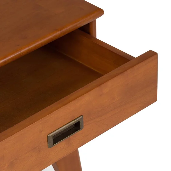 Wyndenhall Tierney Mid-Century Side Table (Teak Brown)