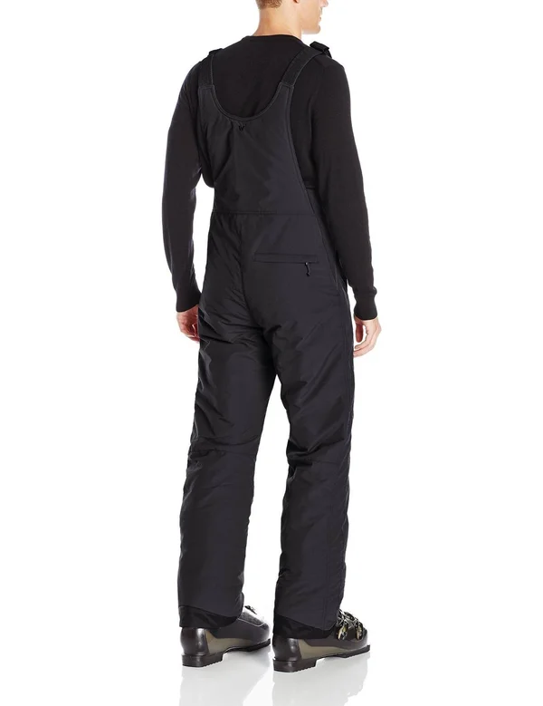 White Sierra Men's Toboggan Insulated Bib Black Small