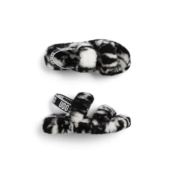 Ugg Women's Oh Yeah Marble Slipper - Black, 11