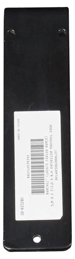 Ekena Millwork BKTM02X07X10TGL 2 x 7.5 x 10 in. Galveston Wrought Iron Bracket - Triple Center Brace Powder Coated Black