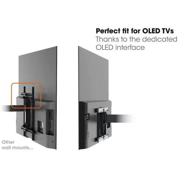 Vogel&s OLED TV Wall Mount, 180 Swivel - Thin 546 for 40-65 inch OLED TVs, Blac