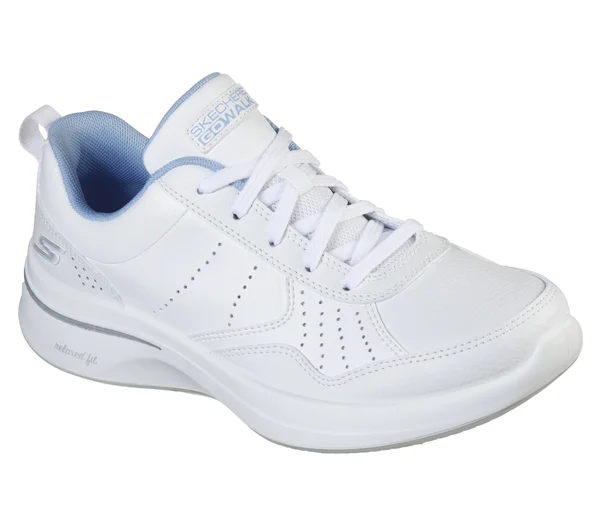 Skechers Women's GOwalk Steady Sneaker - White/Blue