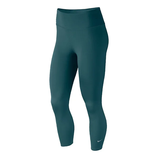 Nike One Luxe Women's Mid-Rise Crop Leggings (Dark Teal Green)