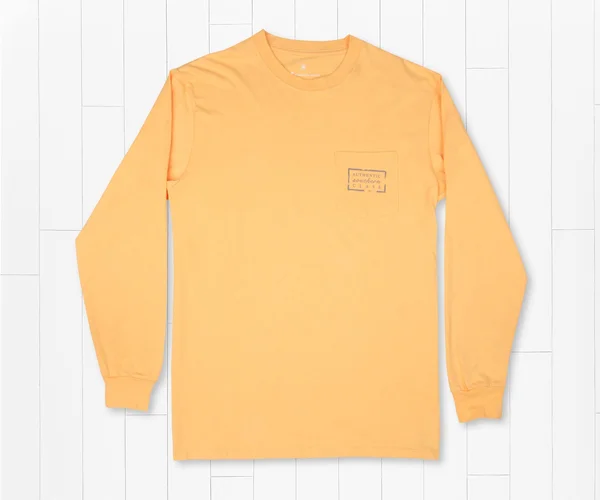 Authentic Vibrant Tee, Long Sleeve Small, Squash
