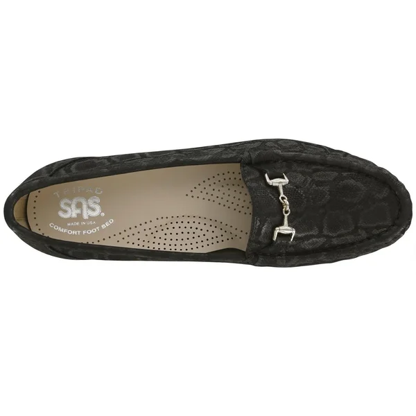 SAS Women's Metro Nero Snake 7.5 Narrow