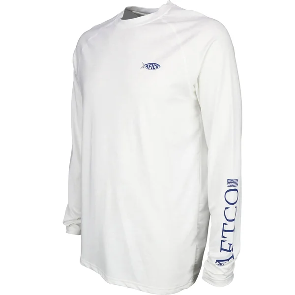 Men's Yurei Air-O-Mesh Long Sleeve Performance Shirt - White - M, Mountain High Outfitters