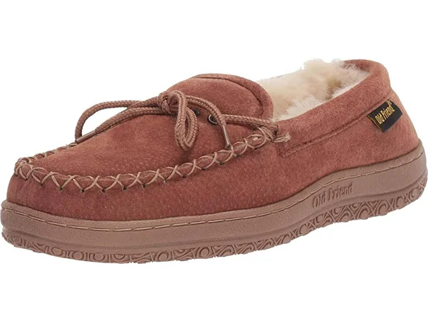 Women's Old Friend Loafer Moc Chestnut II Suede 8 M