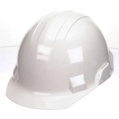 Bullard VTWHR Hard Hat - FrtBrim, Slotted, 4Rtcht, White