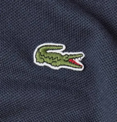 Lacoste Men Navy Blue Classic Fit Polo Shirt - L