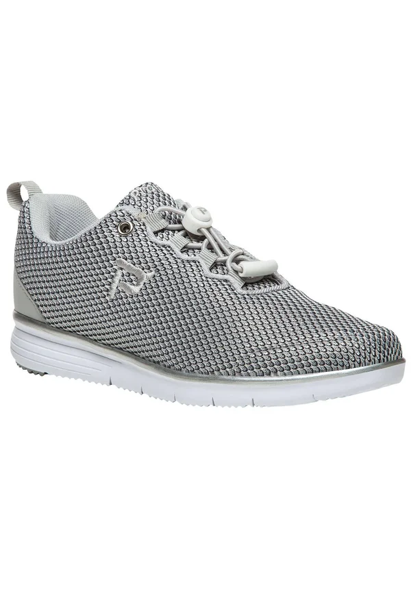 Propet Women's TravelFit Prestige Silver/Black 11 N