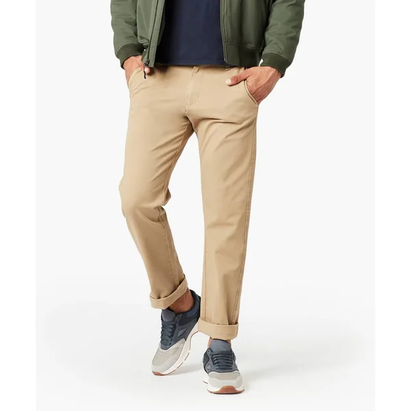 Dockers Men's Slim Fit Smart 360 Flex Ultimate Chino Pants - British Khaki 31X30, Green