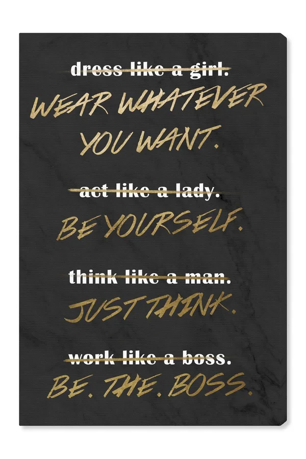 Oliver Gal Be You Canvas Wall Art