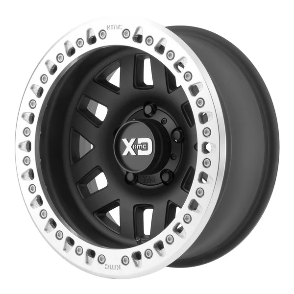 XD Series XD22979060738N XD229 Machete Crawl Wheel 17x9 6x6x139.7 -38mm Satin Black Machined Bead Ring